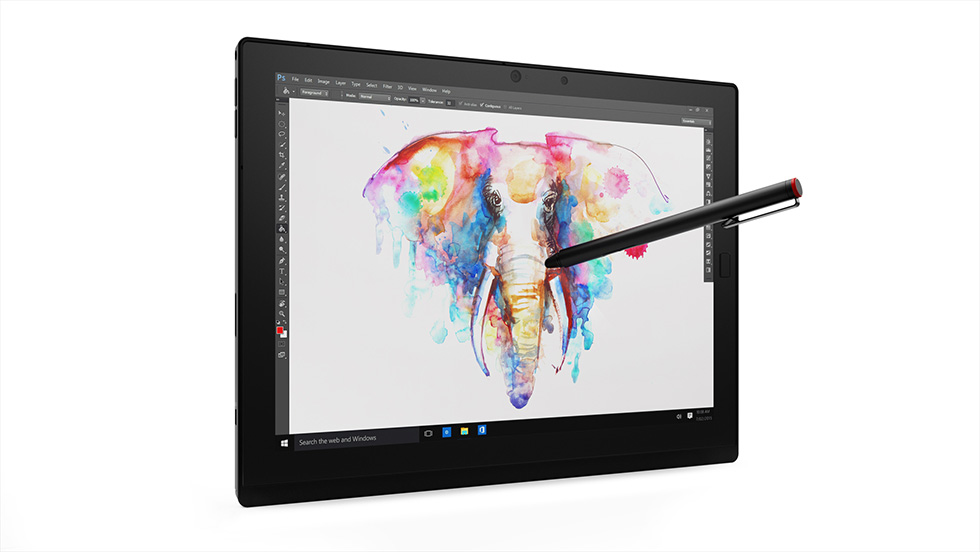 2K (2160 x 1440) の高解像度 IPS を採用したThinkPad X1 Tablet