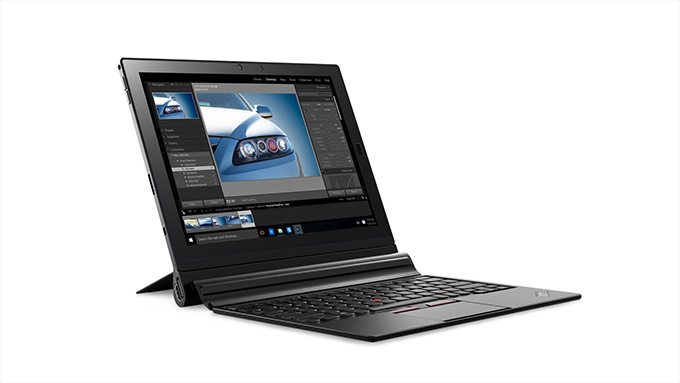 ThinkPad X1 Tabletにキーボードを組み合わせた画像